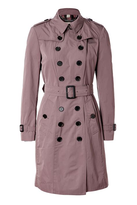 burberry pink rosewood coat|Burberry check trench coat.